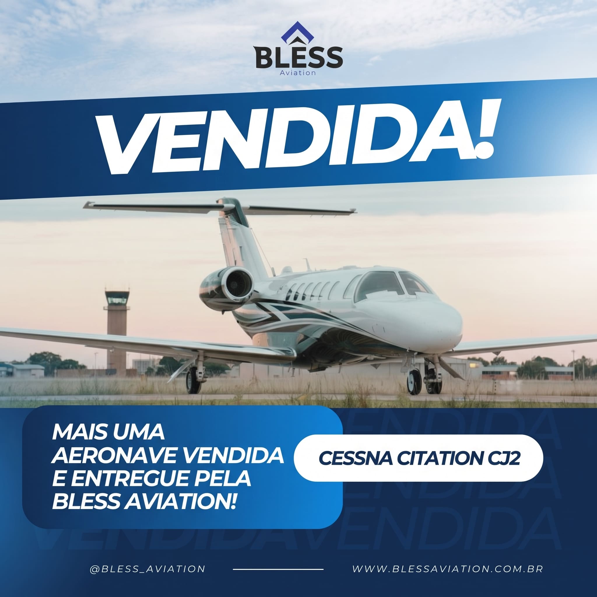 Aeronave Bless Aviation vendida